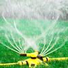 Professional Linkable Sprinkler System For Farms And Gardens 3 Sprayer Heads With Auto Rotation Technology