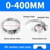 304 Stainless Steel Quick-Install Hose Clamp for Gas Pipes
