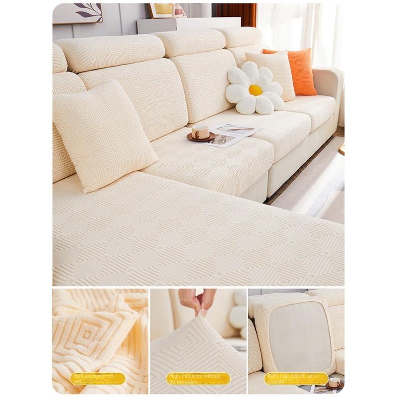 Sofa Cover New All-Inclusive Universal Cover Four Seasons Universal Non-Slip Lazy Stretch Sofa Seat Cushions