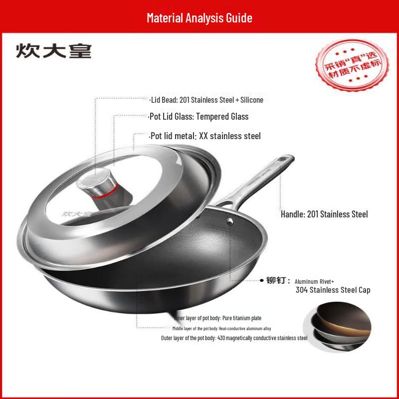 COOKER KING Titanium Wok