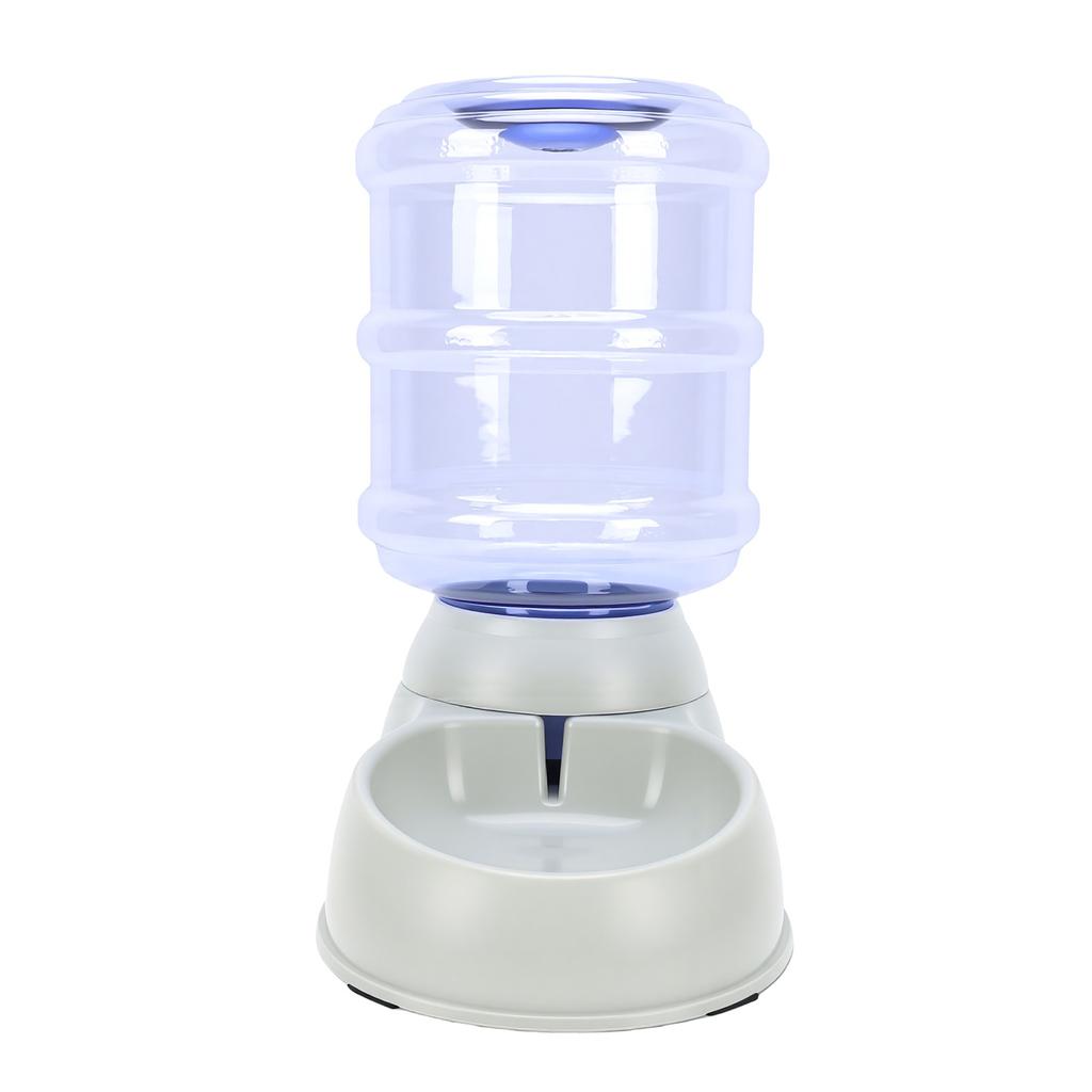 Dog Water Bowl Dispenser 3.8L Large Capacity Anti Tip Automatic Gravity Pet Waterer for Dogs Cats Indoor Outdoor Water