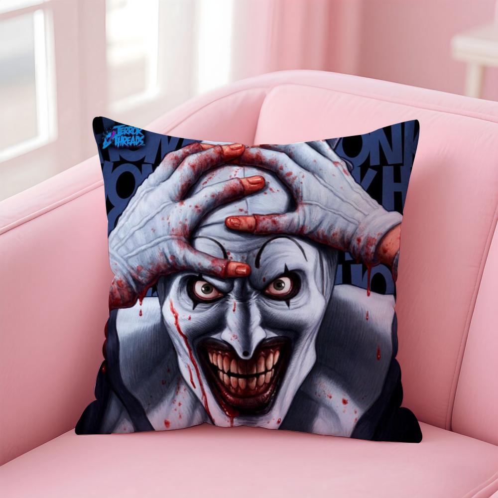 Terrifier Film coole Kissenhülle Bequeme Wendekissenhülle Ideal für Auto Sofa Schlafzimmer & Mehr