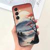 Japan Berg Fuji Kirschblüte Handyhülle Silikon Weich Für Samsung Galaxy A73,31,32,72,41,53,52,71,22,5G,Note,J7,8,9