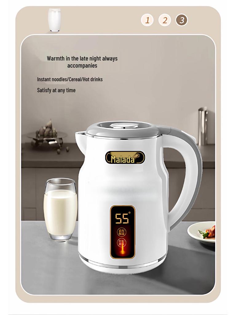 2025 Stainless Steel Electric Kettle with Keep Warm Function, Ideal for Dormitories, Water Boiler
