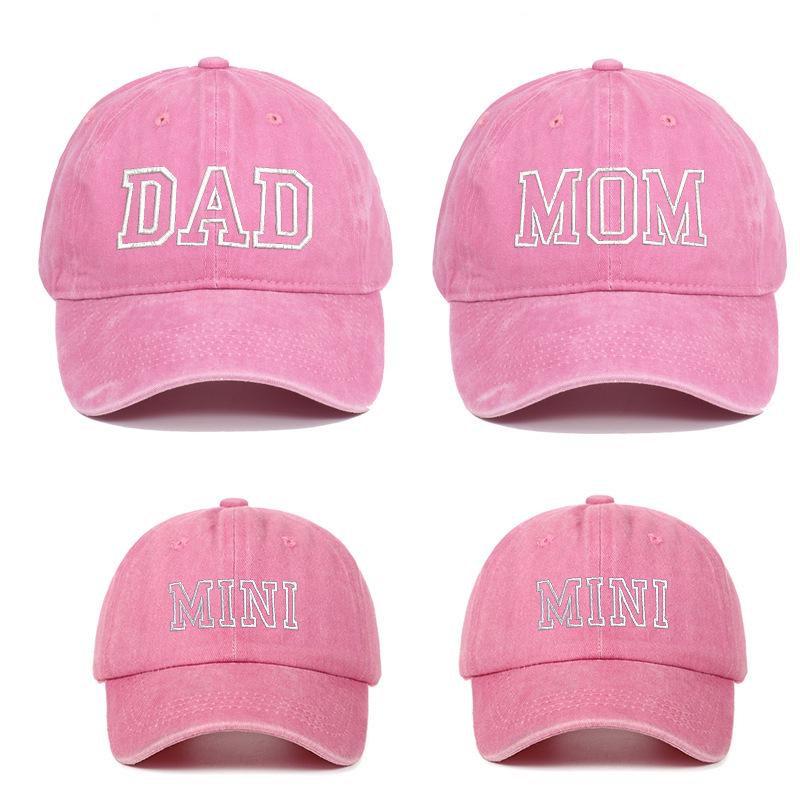 Cross-Border Embroidery Parent-Child Baseball Cap with Sun Protection
