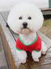1pc-Pet Christmas clothing, puppy shirt, dog clothing, warm dog clothing, classic pet cotton T-shirt