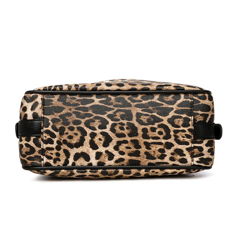 Women's Small Square Bag Leopard Zebra Print Commuter Crossbody Bag Mother Bag