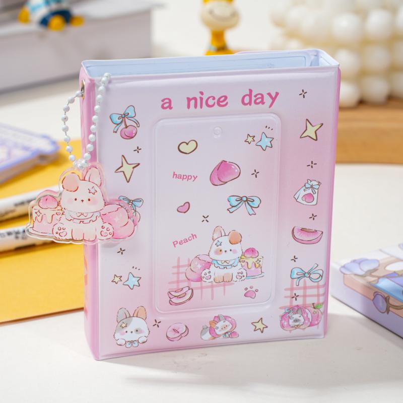 1 Stück 36 Fächer 3 Zoll Idol Karten Sammelalbum Niedliches PVC Fotoalbum Cartoon Fotokarten Aufbewahrungshülle