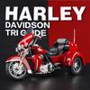 Simulazione 1/9 Lega Harley Davidson Triciclo Modello Moto Ornamento