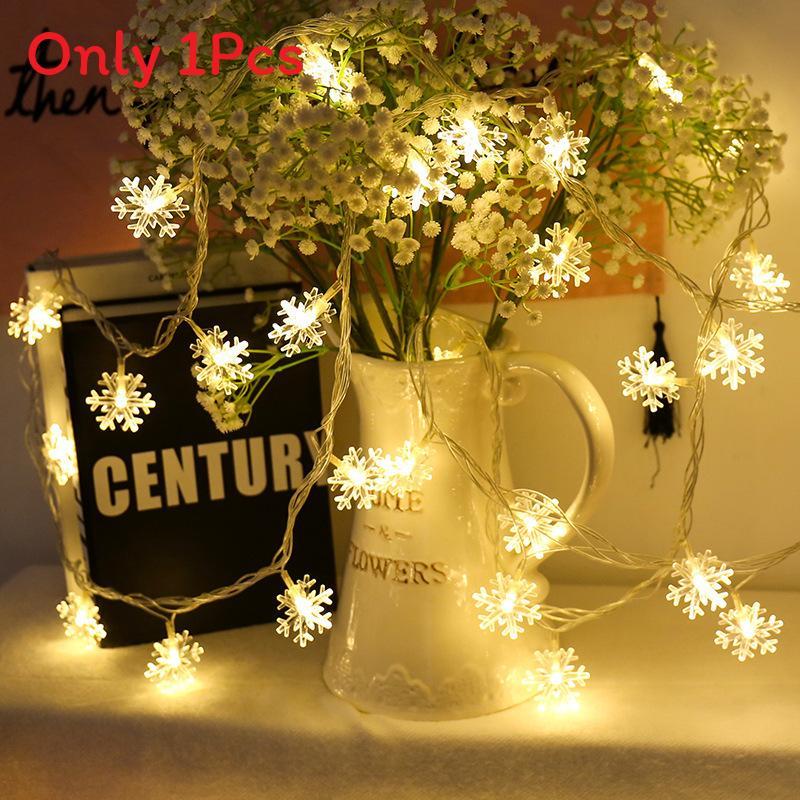 Stars Snowflakes Outdoor Solar Led String Lights For Holiday And Event Decoration