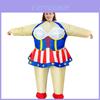 Costume Gonflable Jour de l'Indépendance Américaine Célébration Patriotique Costume de Poupée de Performance