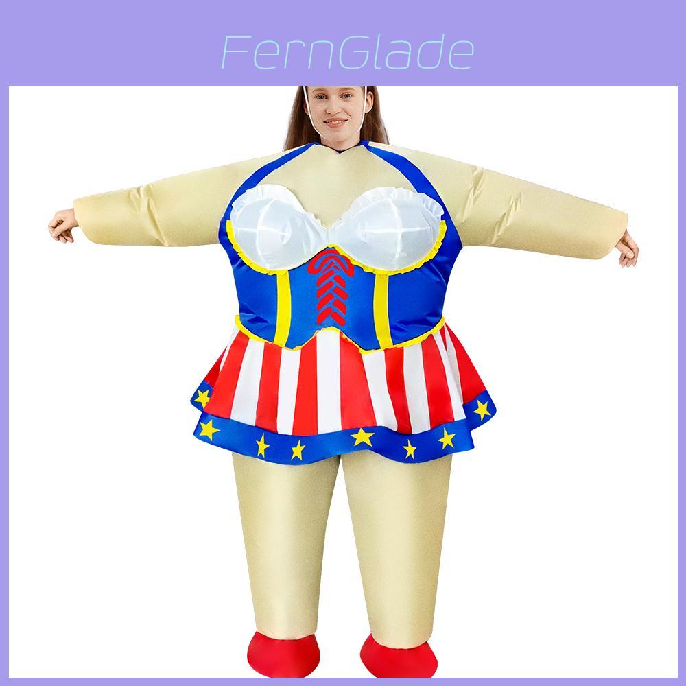 American Independence Day Inflatable Costume Patriotic Celebration Performance Doll Costume