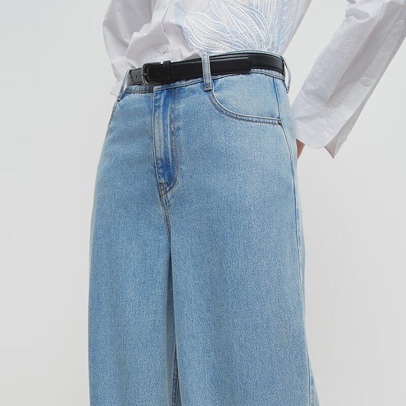 Women's Baggy High-Waisted Straight-Leg Denim Jeans