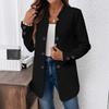 Autumn and winter women's clothing new fashion three-grain double-button jacket top suit