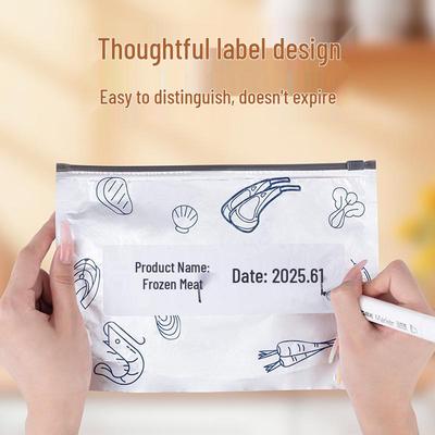 Thickened Aluminum Foil Ziplock Bags for Fresh-Keeping and Storage