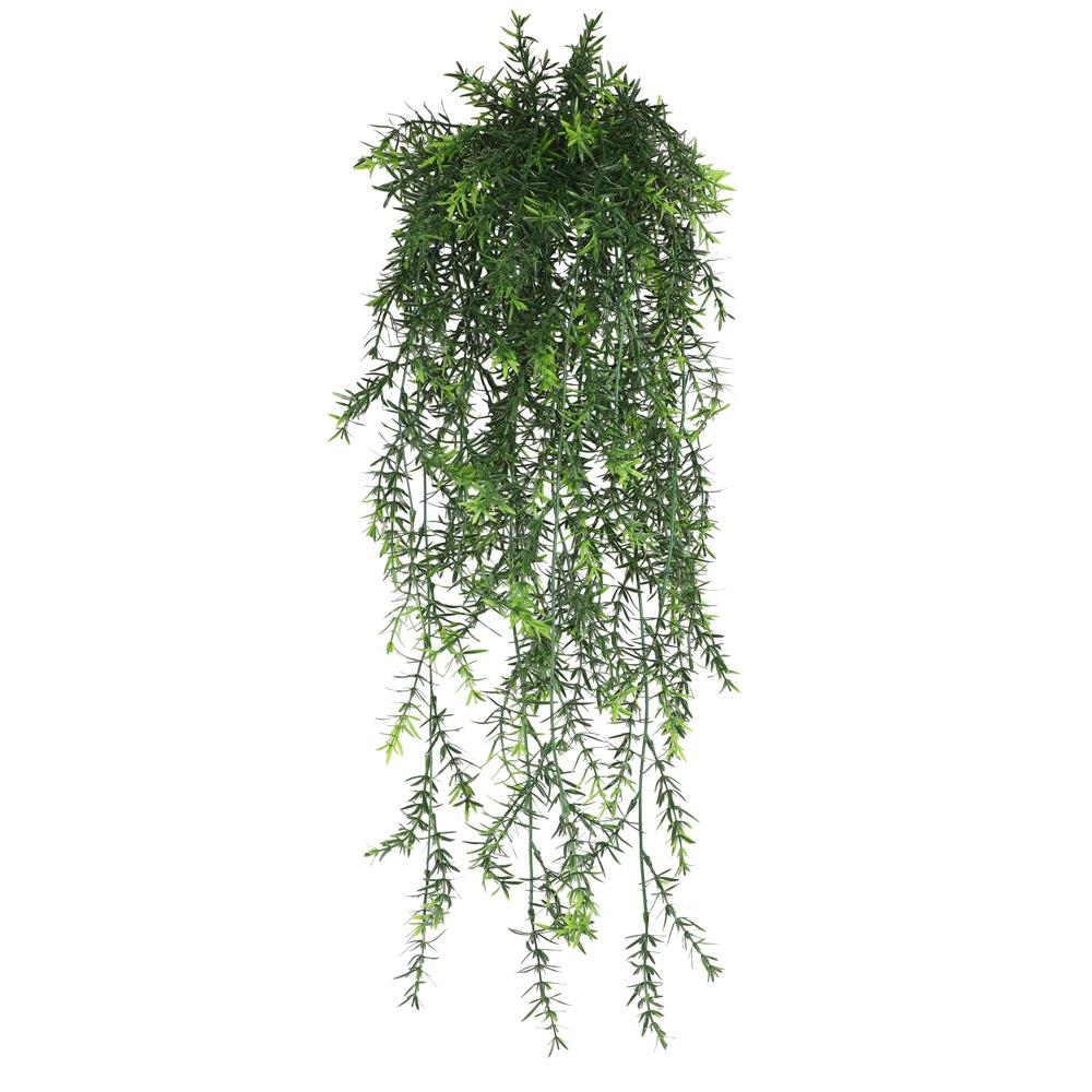 90cm Persian Fern Leaves Vines Home Room Decor Hanging Artificial Plant Plastic Leaf Grass Wedding Party Wall Balcony Decoration