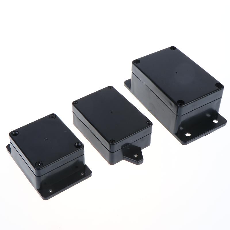 1/3 Stück Kunststoff Elektronik Projekt Instrumentengehäuse Ip65 Wasserdicht Schwarze Anschlussdose Outdoor Behälter Stromgehäuse Werkzeuge