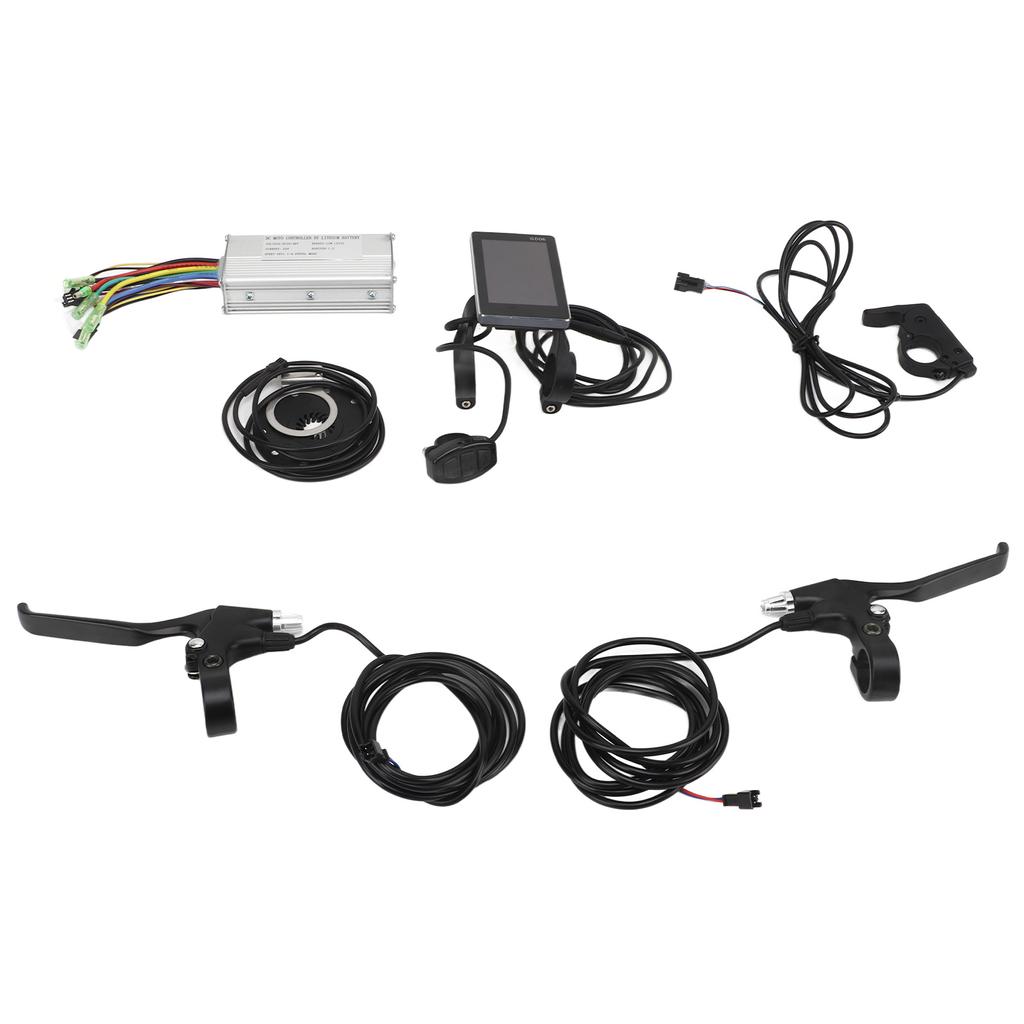 Kit de Conversie Bicicletă Electrică Controller JN22A Panou GD06 Accelerație de Deget Mânere de Frână Kit de Modernizare