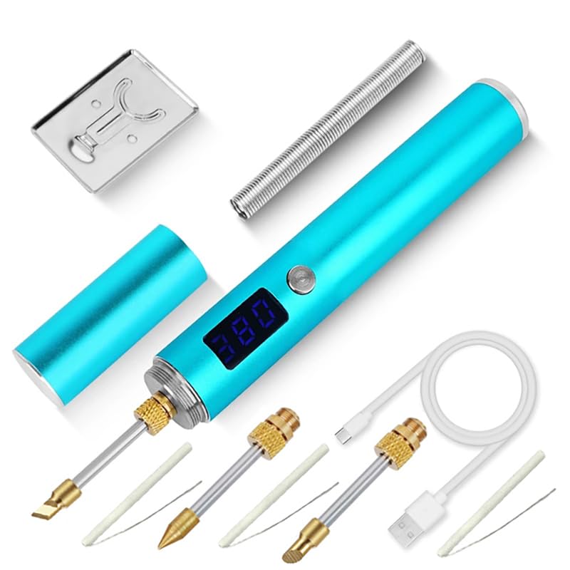 Digital Wireless Soldering 2600mAh 18650 Battery Replaceable to Temperature Charging Cable Compatible with 18650 Rechargeable Japanese Instruction