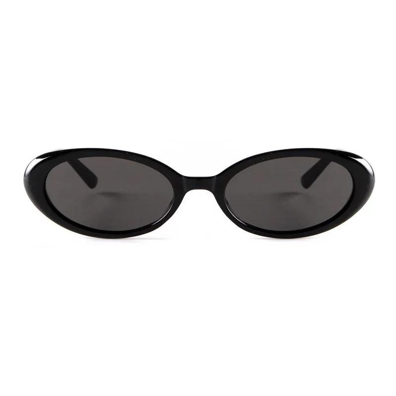 Laurinny Fashion Oval Sun Glasses Women Design Black Eyewear Luxury Trend Tortoiseshell Versatile Retro Sun Glasses Shades