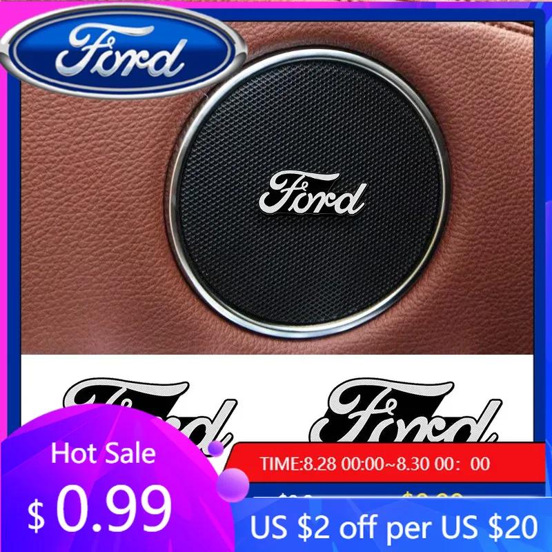 New 2026 Car Sticker 3D Harman/Kardon Hi-fi Speaker Stereo Speaker Aluminum Badge Emblem Sticker For Ford Focus 2 3 1 MK2 MK3 MK