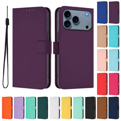 Δερμάτινη Θήκη Τηλεφώνου για iPhone 17 για Για Coque iPhone 17 16 15 Pro Max 17 Air 16E 16 15 Plus Θήκη Πορτοφολιού με Αναδιπλούμενο Καπάκι με Υποδοχές Καρτών Funda