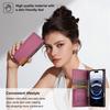 Magnetic Flip Leather Wallet Case for iPhone 17 Pro MAX 16 Plus 15 14 16E AIR with RFID Blocking Feature