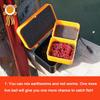 Fishing Tackle Box Breathable Earthworm Storage Case Bait Container Box Double-Layer Carp Fishing Tackle Box Fishing Accessories