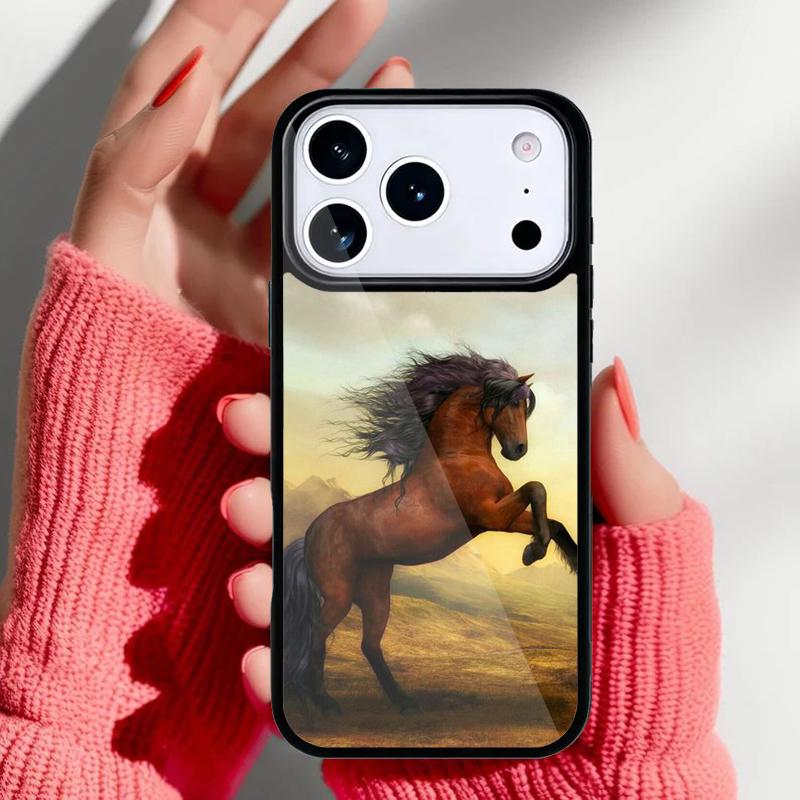 Horses Running Phone Case for iPhone 17 16 15 14 13 Pro Max Back Cover for 12 11 Pro Coque