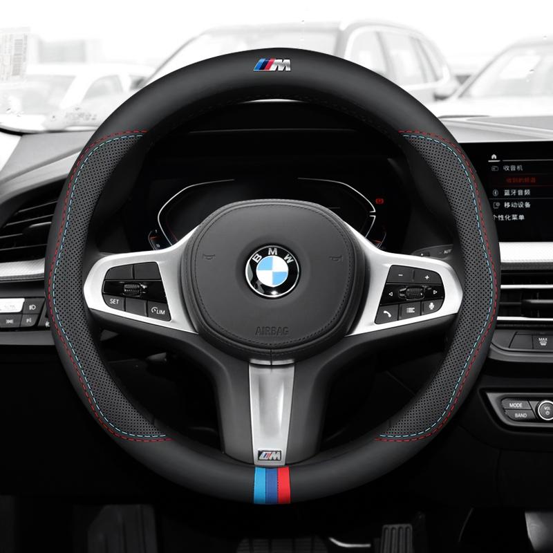 BMW M Araç Direksiyon Simidi Kılıfı G20 F11 E87 F30 F10 x3 G01 x5 F40 F16 M3 X1 X7 1 3 5 7 Serisi Deri Kaymaz Aksesuarlar