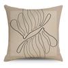 Nordic Black And White Abstract Geometric Printing Pattern Pillowcase Bed Sofa Car Modern Home Decor