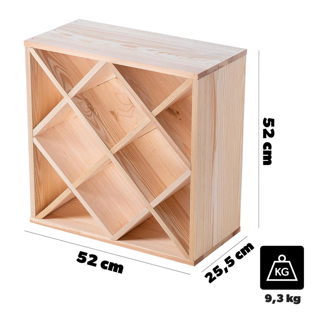 KADAX Weinregal Gitter Holz