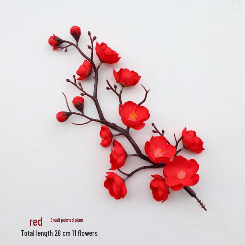 

Plum Blossom Silk Flowers: Winter Sweet Artificial Arrangement for Living Room Decor, TV Cabinet, and Coffee Table.