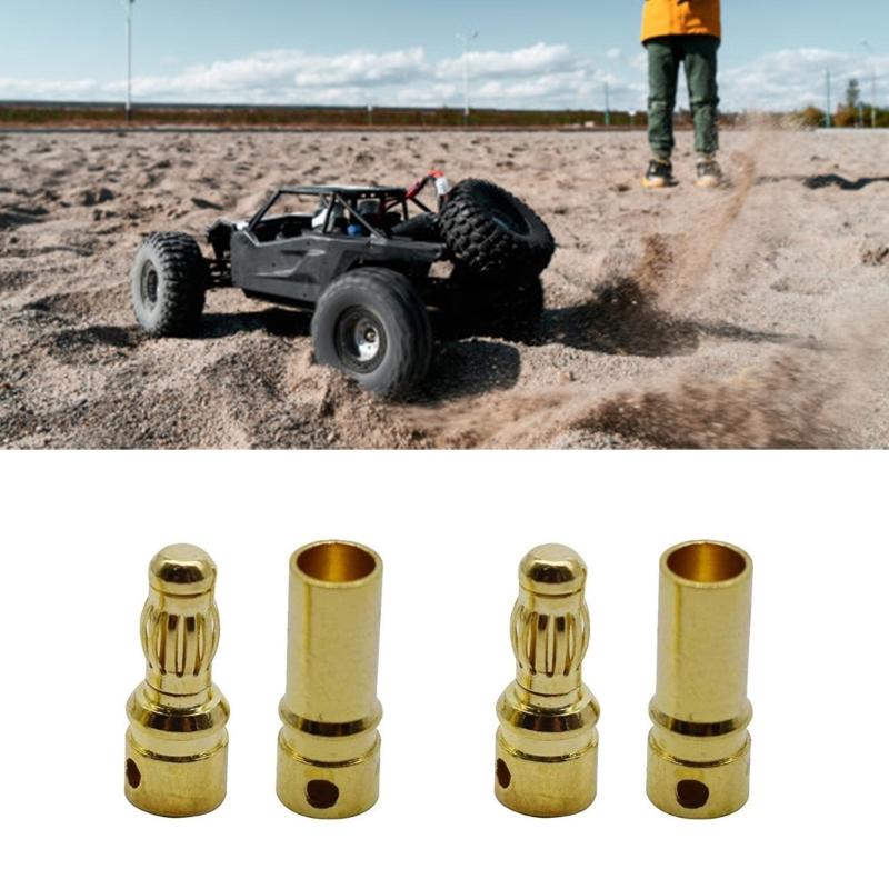 Packung mit 15 Paaren 3,5 mm Kupfer-Bananenstecker Stecker und Buchse für bürstenlosen Motor und elektronischen Drehzahlregler