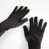 Sommer Sonnenschutz Satins Brauthandschuhe – Lange gefaltete Fingerhandschuhe für Hochzeiten, Partys und Modeveranstaltungen