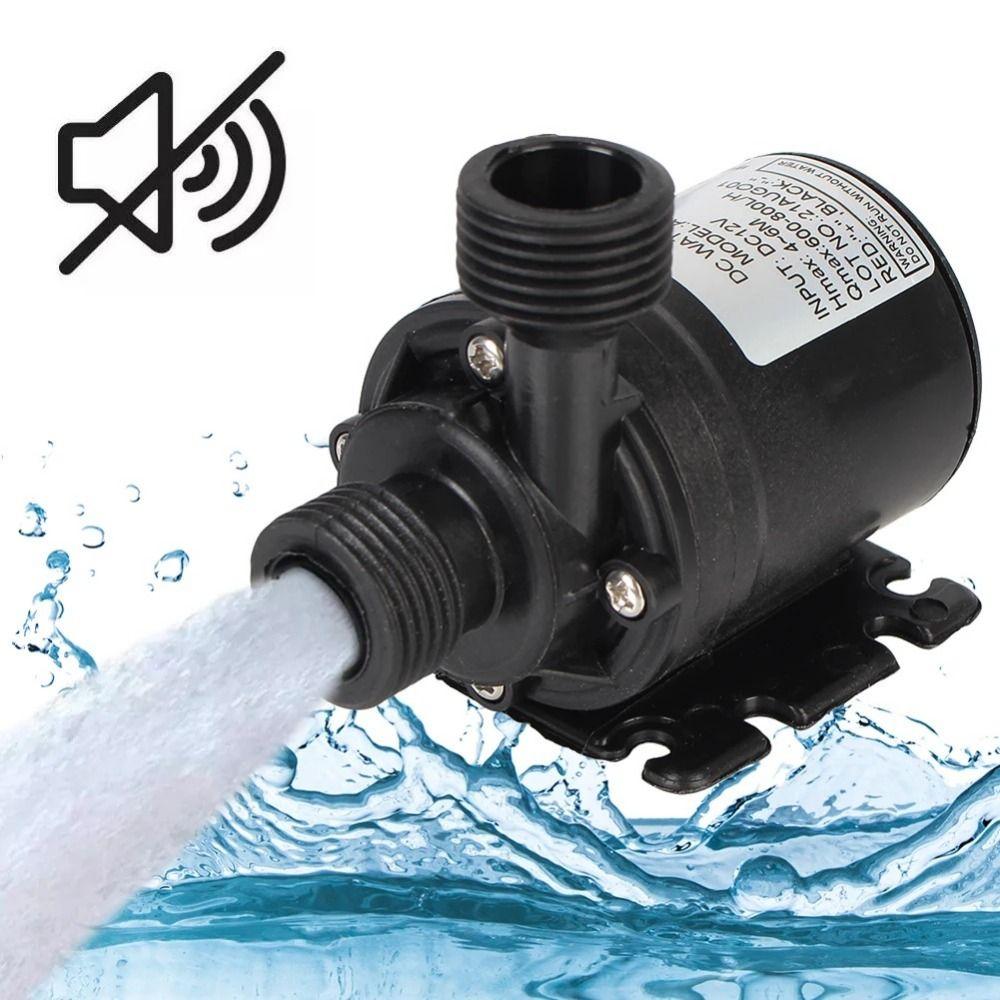 800L/H Micro Submersible Pump DC12V/24V Water Pool Pump Portable Centrifugal Pump  Heater