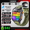 Vojenské chytré hodinky s vestavěným GPS, kompasem, výškoměrem, vodotěsností 3ATM IP69K, AMOLED displejem, Bluetooth voláním, 2,01" chytré hodinky pro Android a iOS