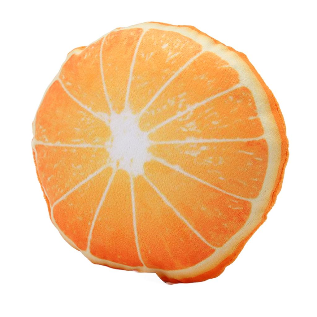 Fruit Plush Dog Toy Cartoon Cute Interactive Soft Bite Resistance Squeaky Plush Dog Toys for Small