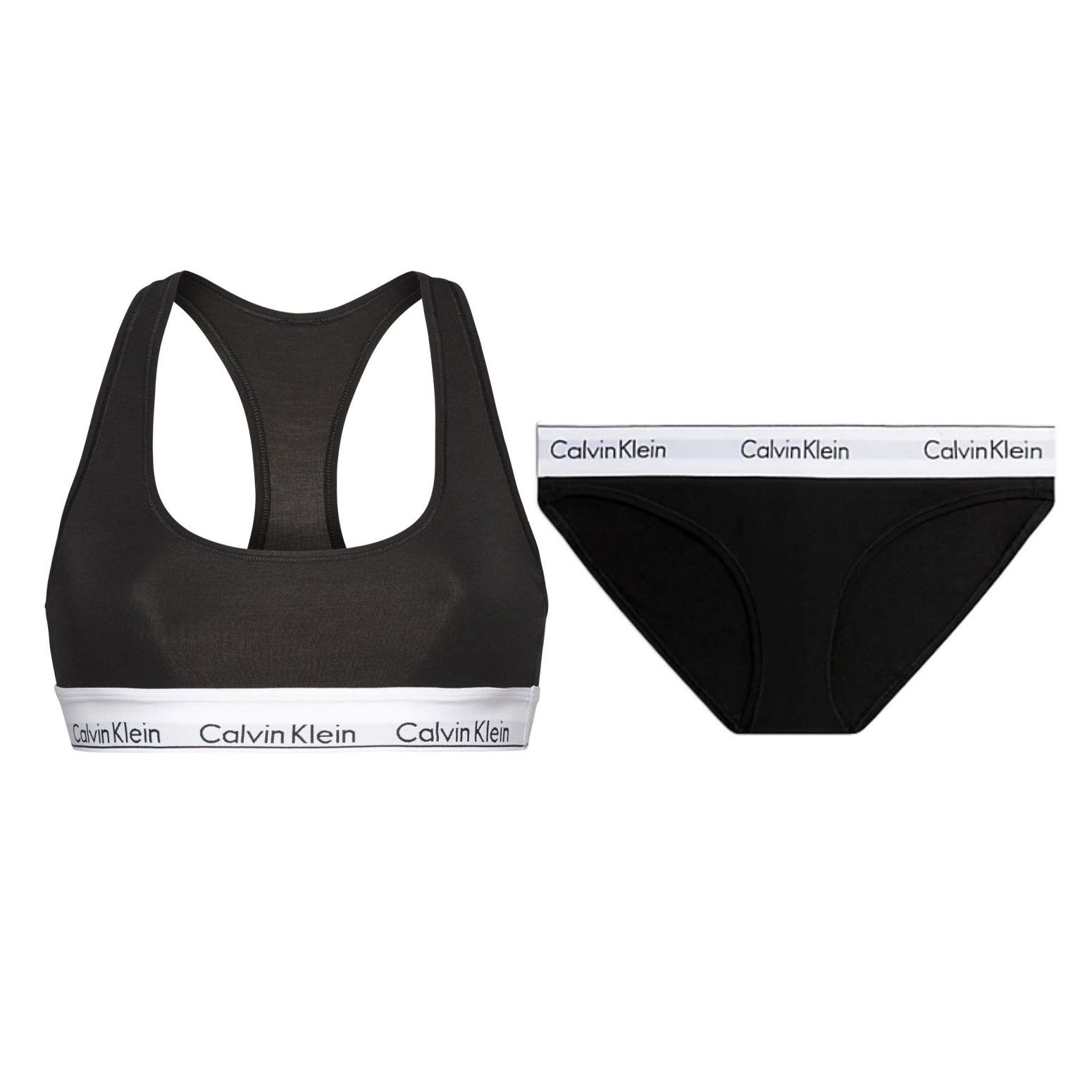 

Calvin Klein Цветовой блок, жаккардовый бюстгальтер и трусики-треугольники с низкой посадкой, женское нижнее белье, черный F3787E-001+F3785E-001 S