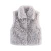 Women's autumn new casual street fashion vest vest faux fur top