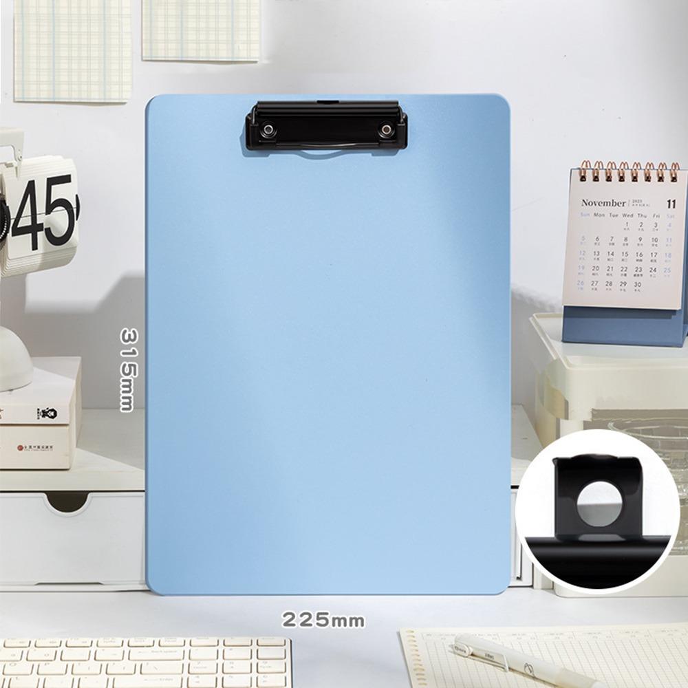 With Low Profile Gold Clip A4 Writing Clipboard Writing Tablet Writing Sheet Pad File Folder Board Clamp Document Folder