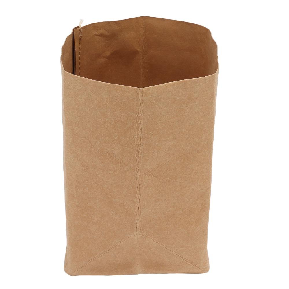 Waterproof Food Storage Bag Washable Washed Kraft Paper Snacks Bags Waterproof Bag  Food Storage