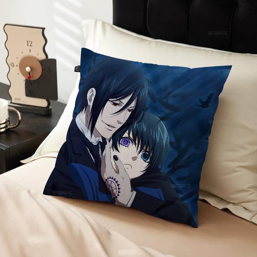 Manga Series Black Butlers Personalized Pillow Dust Cover Bedroom Kids Party Decoration Pillowcase Birthday Children Gift