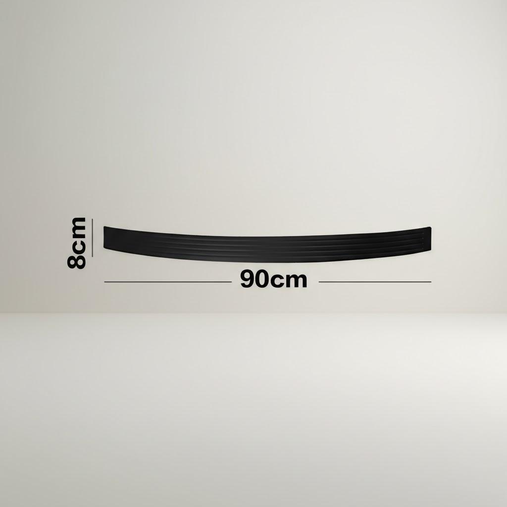 

External Decoration Rubber Strip Car Trunk Crash Proof Rubber Trim Cover Strip Rear Bumper Guard Protection 90cm/104cm