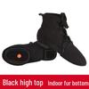 High-Top Jazz Dance Shoes for Men & Women, Canvas Soft Sole Low-Top Practice Shoes.