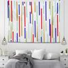 Office Living Room Tapestry Simple Line Geometric Pattern Hanging Cloth Home Wall Decoration Tapestry