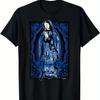 Madonna Chicano Blue Turban Print T-Shirt for Men