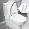 Kit di Ricambio Viti per Sedile WC Ferramenta per Bagno 2 Pezzi Fissaggio Stringitubo per Sedile WC Montaggio a Pavimento