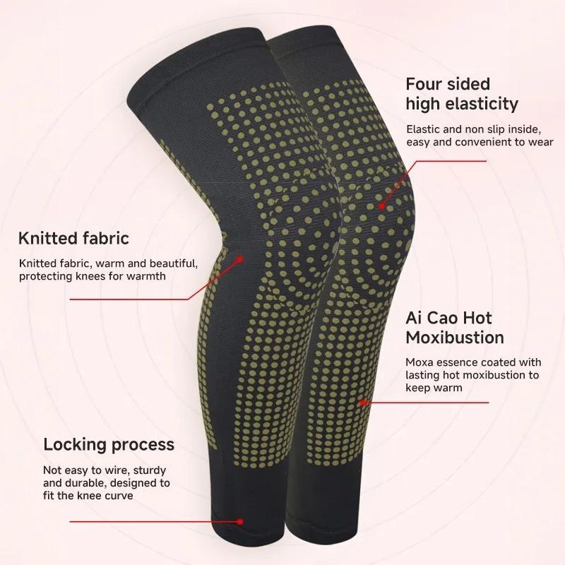 Wormwood Warm Knee Pads for Men and Women Elderly Joints Old Cold Leg Anti Slip and Warm Knee Pads for Old and Cold Legs