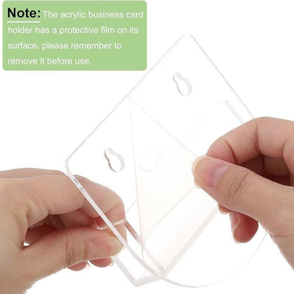 Window Mount Business Card Holder Suction Cups Business Card Box  Commercial Buildings
